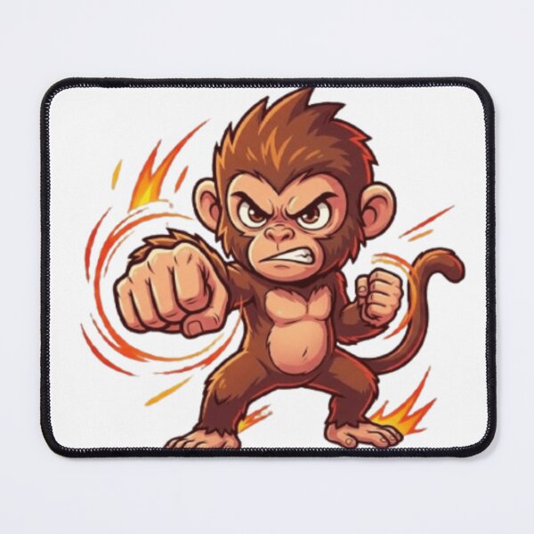 Item preview,  Fierce Little Monkey Fighter - Dynamic Action Cartoon designed and sold by JordanInk Studio.