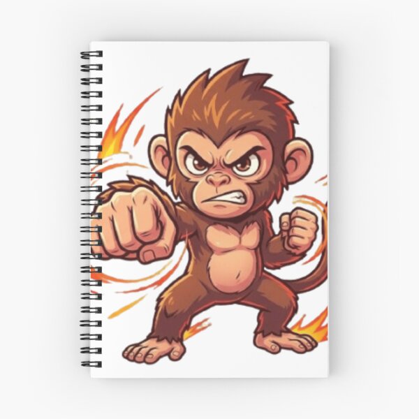 Item preview,  Fierce Little Monkey Fighter - Dynamic Action Cartoon designed and sold by JordanInk Studio.