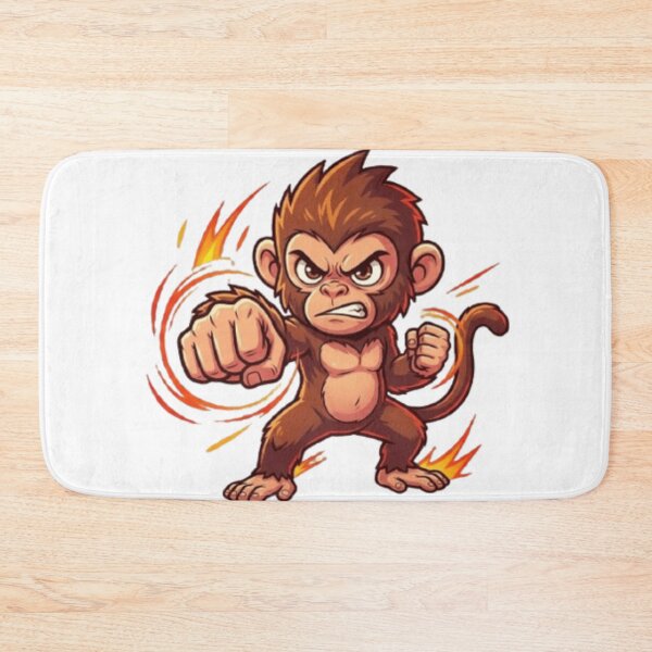 Item preview,  Fierce Little Monkey Fighter - Dynamic Action Cartoon designed and sold by JordanInk Studio.