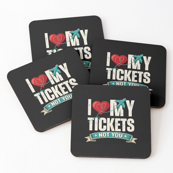 Item preview, Funny Valentine Travel Gift - I Love My Tickets Not You - Solo Traveler designed and sold by MasCorner.