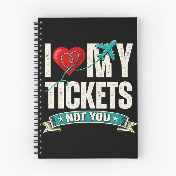 Item preview, Funny Valentine Travel Gift - I Love My Tickets Not You - Solo Traveler designed and sold by MasCorner.