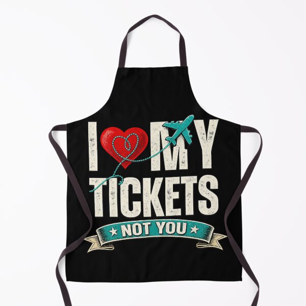 Item preview, Funny Valentine Travel Gift - I Love My Tickets Not You - Solo Traveler designed and sold by MasCorner.