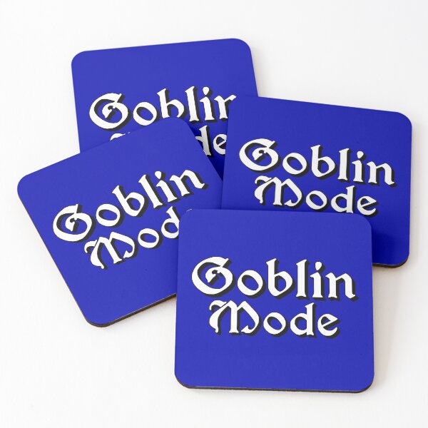 Item preview, Goblin Mode in Medieval Typography designed and sold by Memes N Lore .