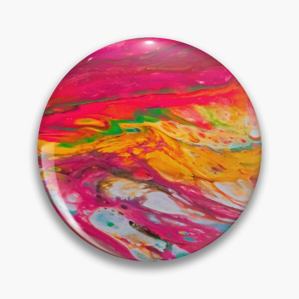 Item preview, Magenta paint pour small cell designed and sold by 7dunicornlady.