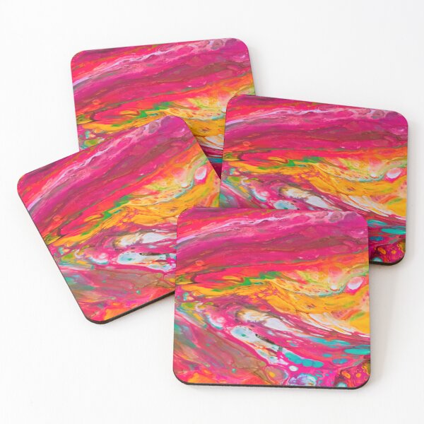 Item preview, Magenta paint pour small cell designed and sold by 7dunicornlady.