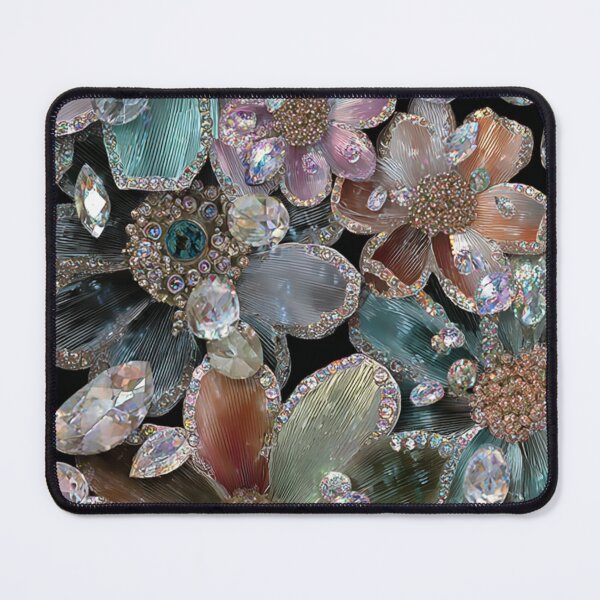 Item preview, Diamond and Gemstone Pastel Flowers designed and sold by AngelHomes1.