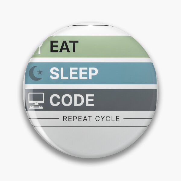 Item preview, Eat Sleep Code – Minimalist Programmer Design designed and sold by BGCDesigns.