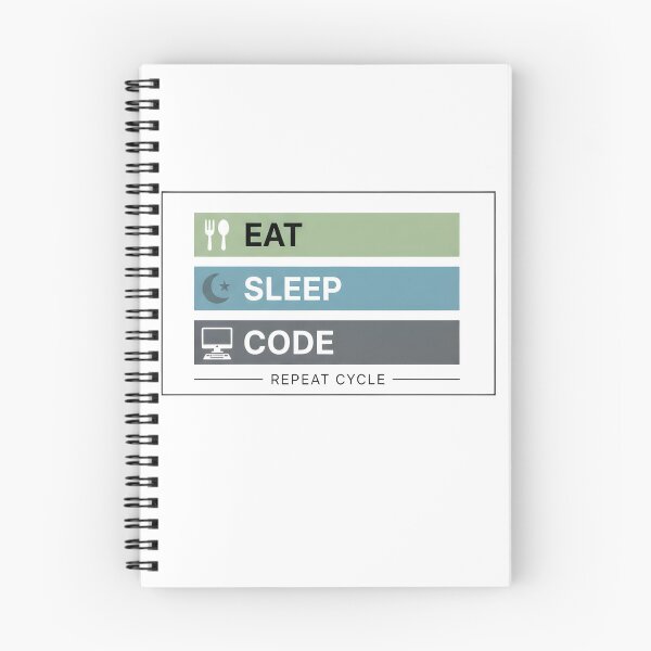 Item preview, Eat Sleep Code – Minimalist Programmer Design designed and sold by BGCDesigns.