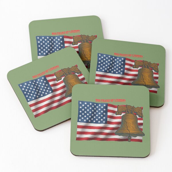 Item preview, American Flag with Liberty Bell 250 Years of Independence URM designed and sold by urmaddad.