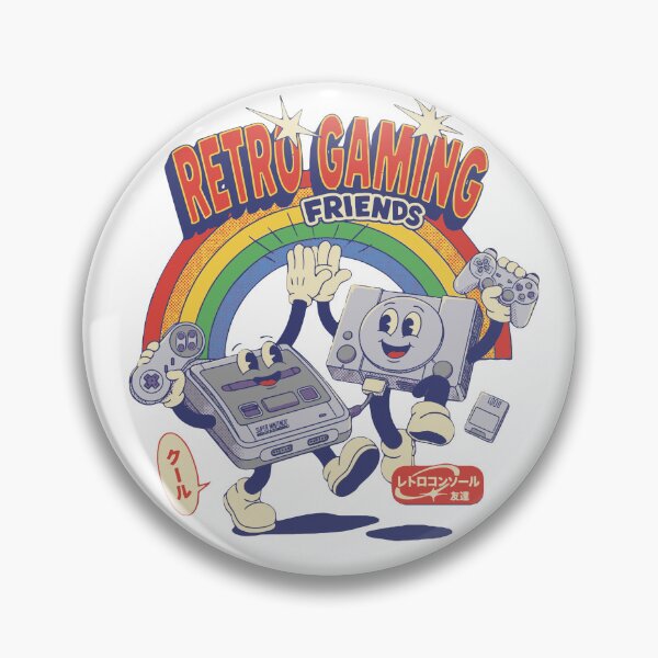 Item preview, Retro Gaming Friends: 90s Cartoon Vintage Colored Ver. designed and sold by WHAT THE SHIRT.