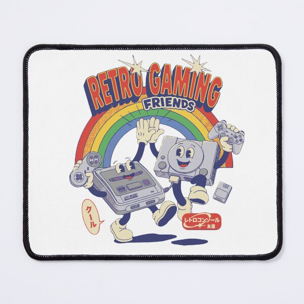 Item preview, Retro Gaming Friends: 90s Cartoon Vintage Colored Ver. designed and sold by WHAT THE SHIRT.