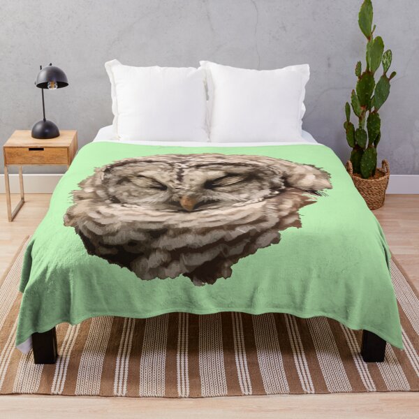 Item preview, Resting Barred Owl Detailed Illustration designed and sold by Arturo Daniel Garcia Palomo.