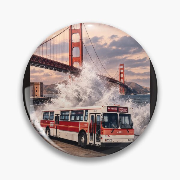 Item preview, San Francisco Muni Flyer D901 with Golden Gate Bridge  designed and sold by StopRequest.