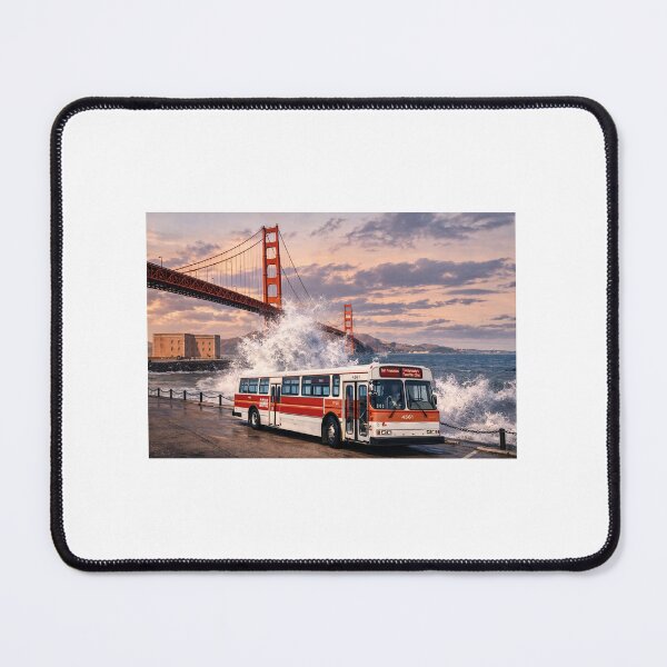 Item preview, San Francisco Muni Flyer D901 with Golden Gate Bridge designed and sold by StopRequest.