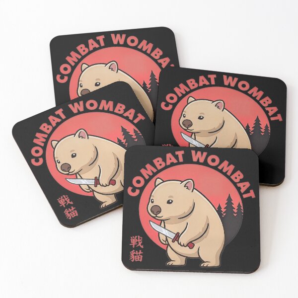 Item preview, Combat Wombat designed and sold by FaunaJam.