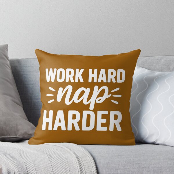 Item preview, Work Hard Nap Harder. Funny Motivational Quote  designed and sold by DesignHouse07.