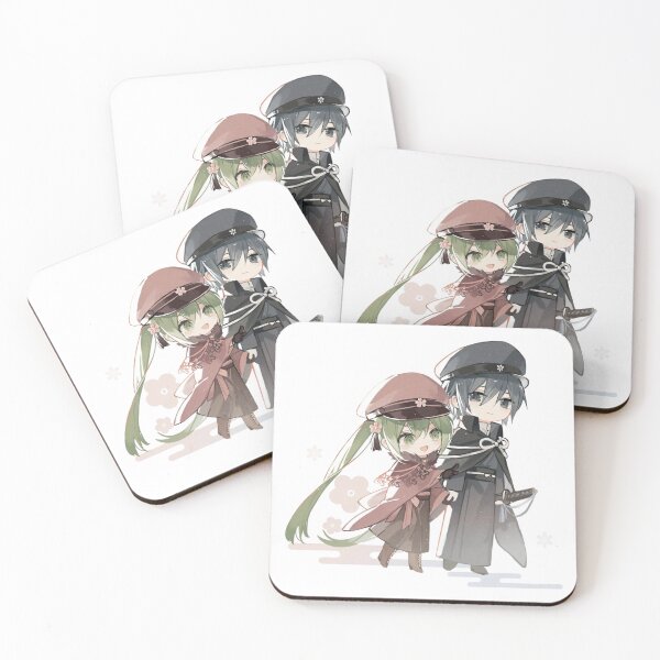 Item preview, Hatsune Miku and Kaito chibi couple cute Senbonzakura designed and sold by loveiscosmic.