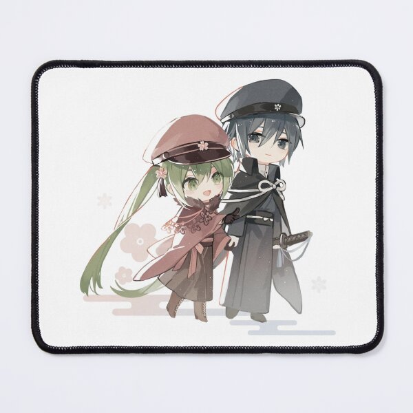 Item preview, Hatsune Miku and Kaito chibi couple cute Senbonzakura designed and sold by loveiscosmic.