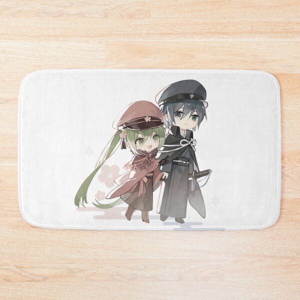 Item preview, Hatsune Miku and Kaito chibi couple cute Senbonzakura designed and sold by loveiscosmic.