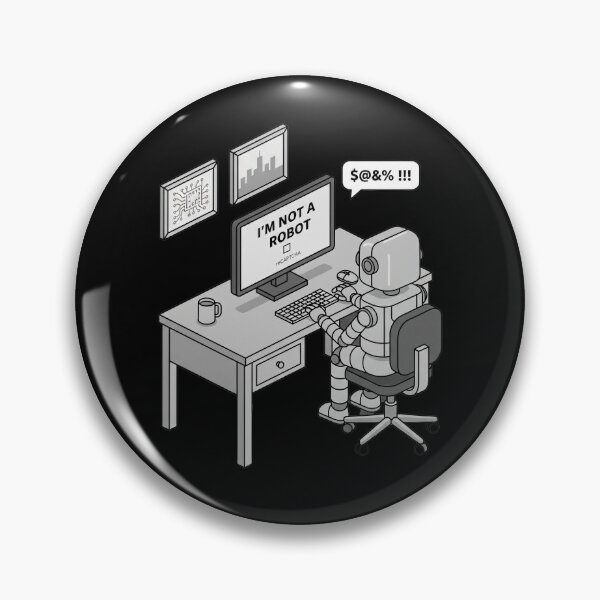 Item preview, I’m Not a Robot designed and sold by FaunaJam.