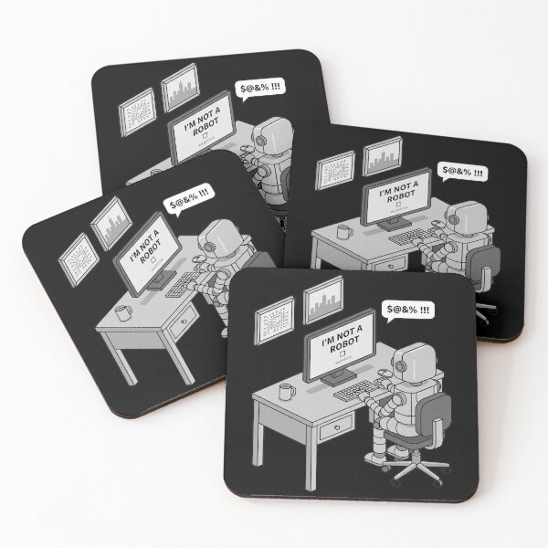 Item preview, I’m Not a Robot designed and sold by FaunaJam.