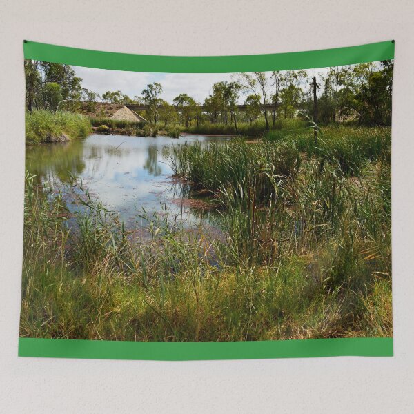 Item preview, "Cobdogla Ponds: A Serene Landscape Before the Floods, Riverland, South Australia" designed and sold by A-Work-Of-Art.