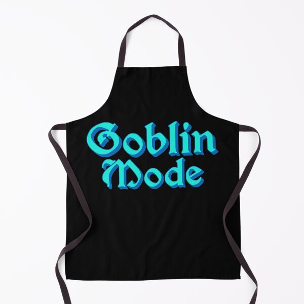 Item preview, Goblin Mode in Blue Medieval Typography designed and sold by Memes N Lore .