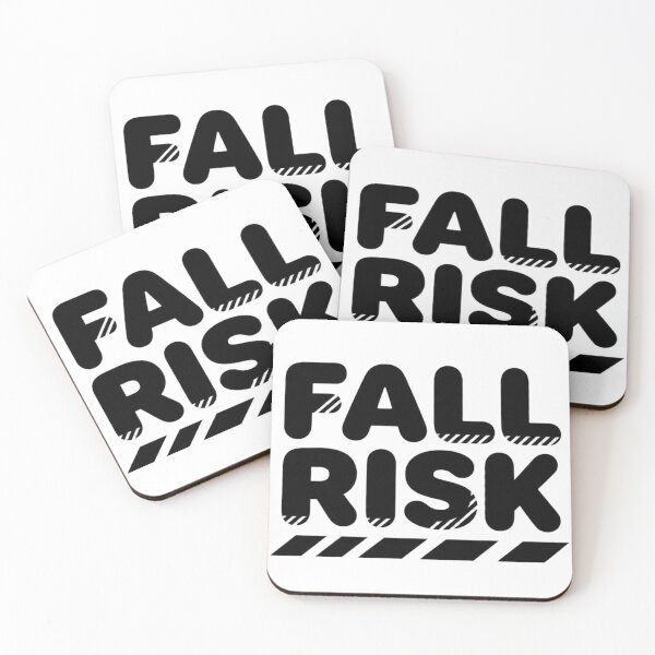 Item preview, Fall Risk – Bold Minimal Typography Humor designed and sold by yadine.