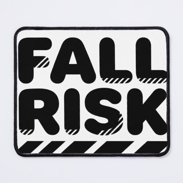 Item preview, Fall Risk – Bold Minimal Typography Humor designed and sold by yadine.