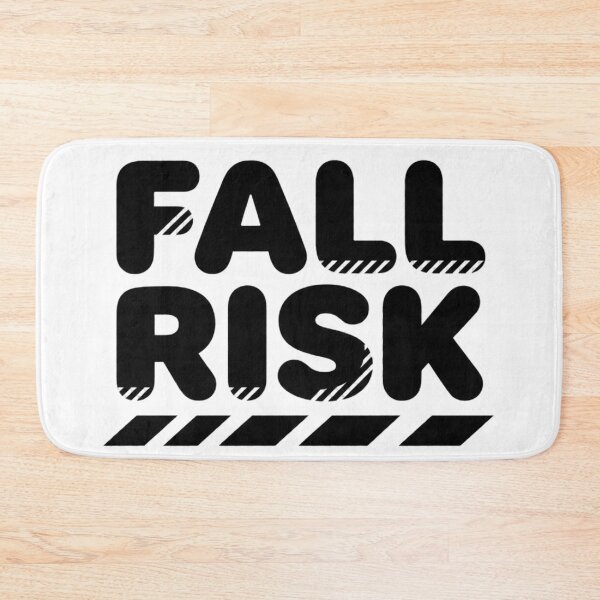 Item preview, Fall Risk – Bold Minimal Typography Humor designed and sold by yadine.
