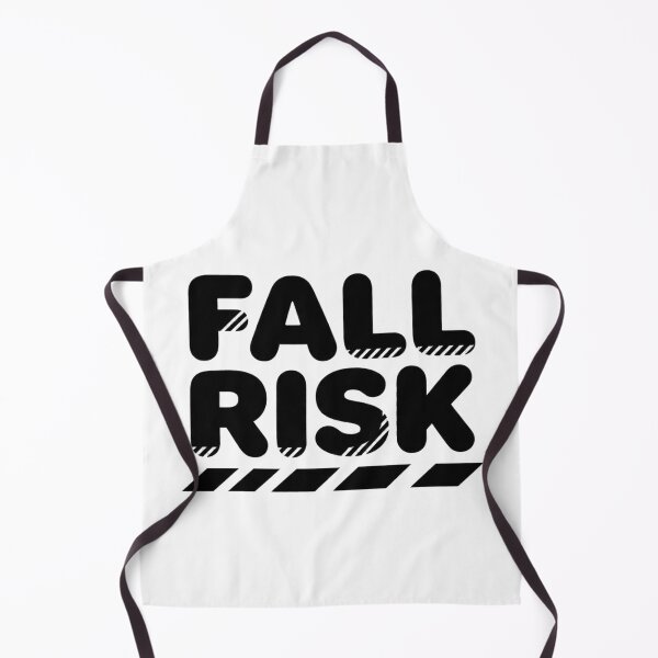 Item preview, Fall Risk – Bold Minimal Typography Humor designed and sold by yadine.