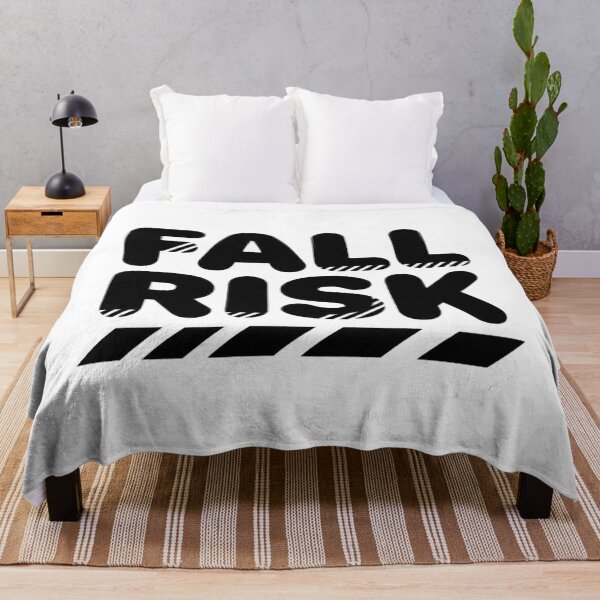 Item preview, Fall Risk – Bold Minimal Typography Humor designed and sold by yadine.