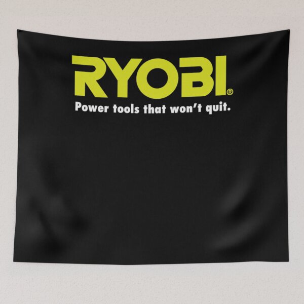 Item preview, POWER TOOLS RYOBILOGO That Wont's Quit  designed and sold by Goeagle.