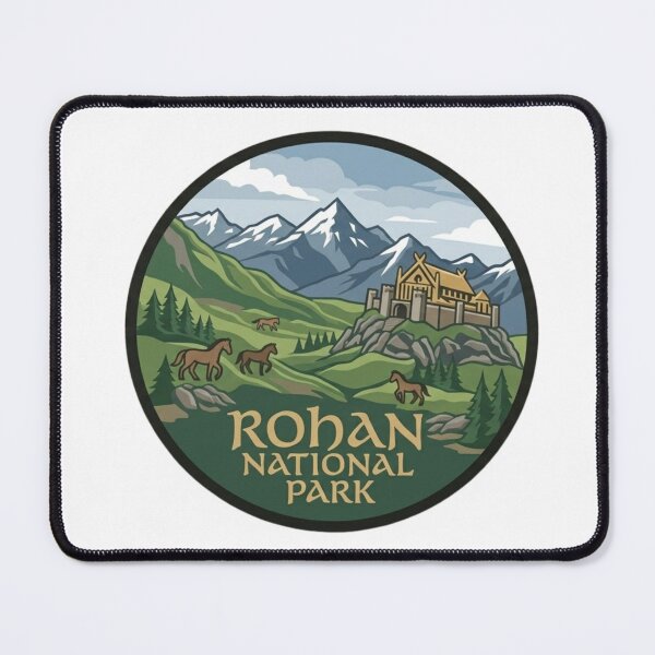 Item preview, Fantasy National Parks - Rohan designed and sold by Nerdventure.