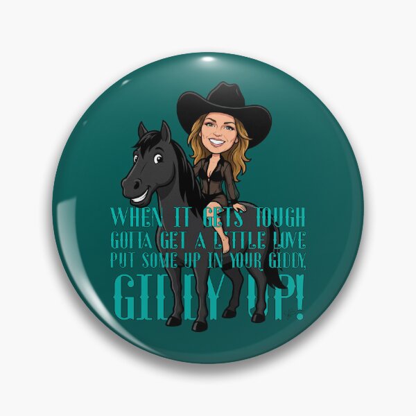 Item preview, Shania *Giddy Up* Caricature designed and sold by LexB Custom Designs.