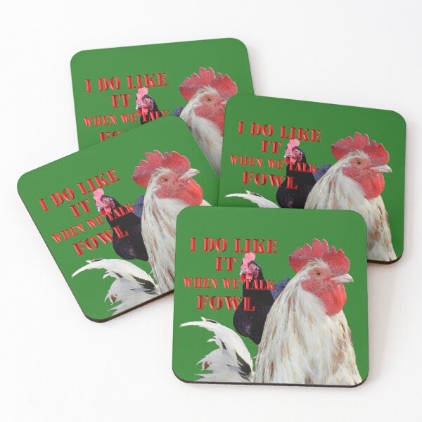 Aperçu de l'œuvre « La plaisanterie du coq : « J'aime quand on parle de volaille ! » » créée et vendue par A-Work-Of-Art.