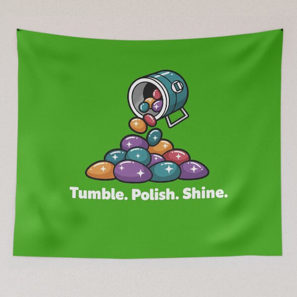 Item preview, Tumble Polish Shine Gems designed and sold by zbox1.