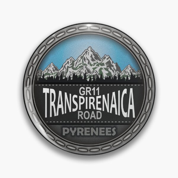 Item preview, Transpirenaica GR 11 Road Pyrenees stitching effect designed and sold by studioss76.
