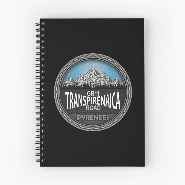 Item preview, Transpirenaica GR 11 Road Pyrenees stitching effect designed and sold by studioss76.