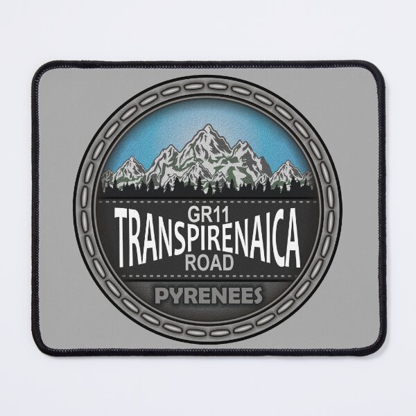 Item preview, Transpirenaica GR 11 Road Pyrenees stitching effect designed and sold by studioss76.