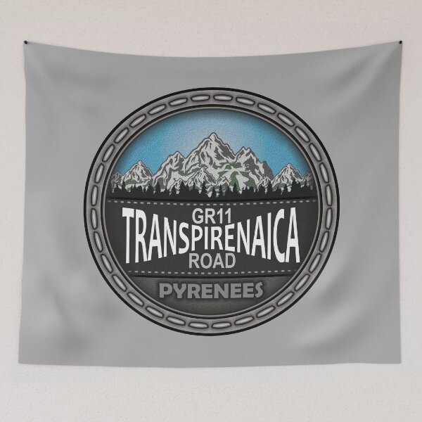 Item preview, Transpirenaica GR 11 Road Pyrenees stitching effect designed and sold by studioss76.
