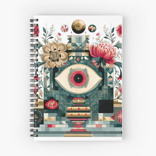 Item preview, Eye Flowers Intersection Nature Art Imagination Contemporary Illustrations designed and sold by ART ATTACK ZONE.