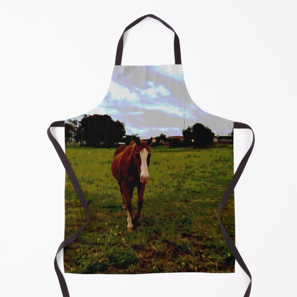Item preview, "Peppermint: The Majestic Chestnut Horse in Oil" designed and sold by A-Work-Of-Art.
