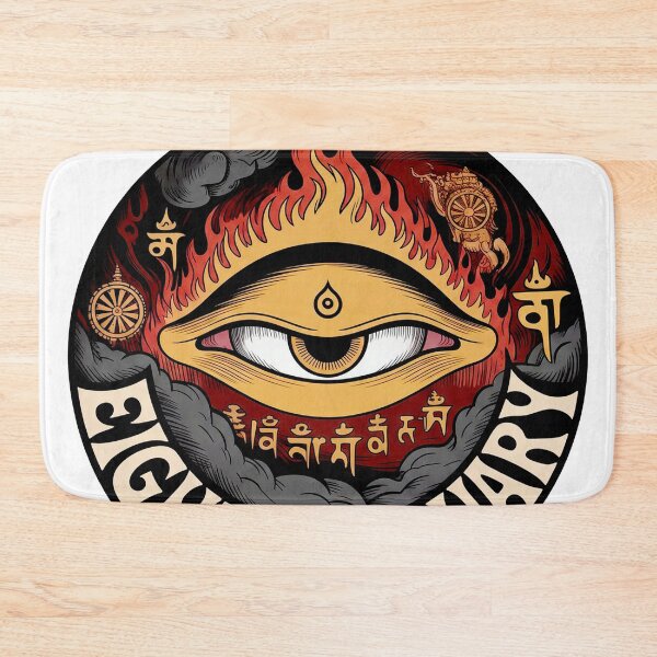Item preview, Ignite Rudra Third Eye Mandala Design | Spiritual Fire Art | Hindu Inspired Mystical Symbol designed and sold by OmniiProspera.