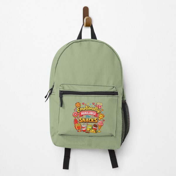 Item preview, Emotionally Available For Snacks | Cute Kawaii Food Pun Typography designed and sold by PopCulturePixel.