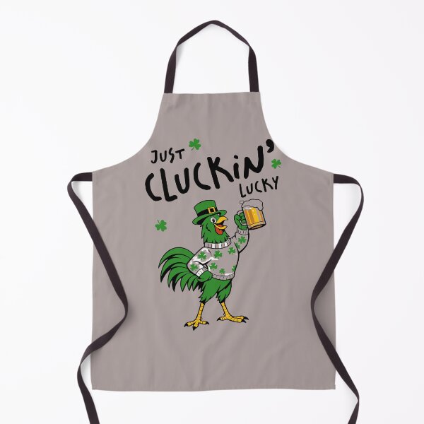 Item preview, Just Cluckin Lucky. ThisT-shirt is The Perfect Outfit for March 17th Whether You're Heading To a Pub, Party, or Just Celebrating With Friends. designed and sold by MalwasBasket.