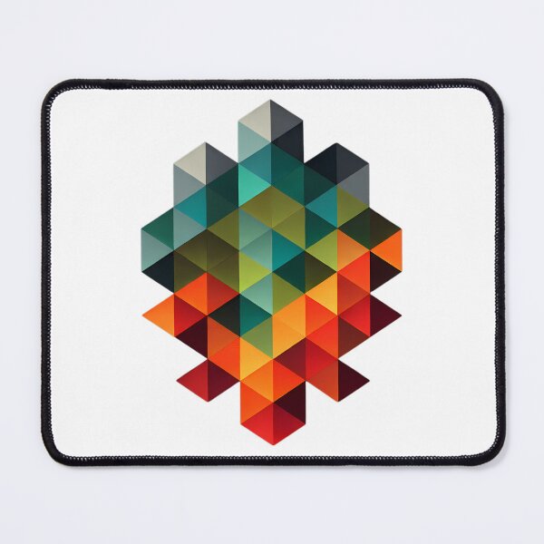Item preview, Geometric Exploring Intersection Nature Art Imagination Contemporary Illustrations designed and sold by ART ATTACK ZONE.