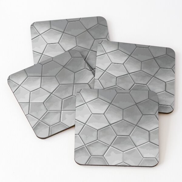 Item preview, Interlocking Hexagonal Metallic Tile Pattern designed and sold by Arturo Daniel Garcia Palomo.