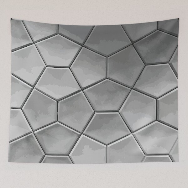 Item preview, Interlocking Hexagonal Metallic Tile Pattern designed and sold by Arturo Daniel Garcia Palomo.