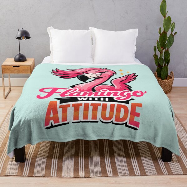 Item preview, Flamingo With Attitude | Sassy Pink Flamingo Vector Illustration designed and sold by PopCulturePixel.